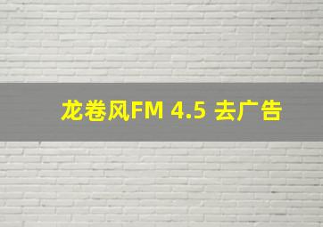 龙卷风FM 4.5 去广告